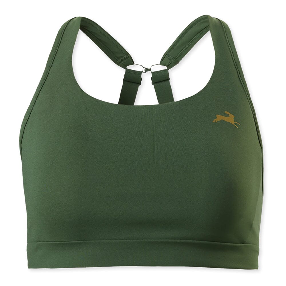 Tracksmith Women's Allston Adjustable Medium Support Sports Bra - Perfect for Running, Yoga & Gym Workouts