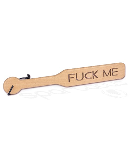 Spartacus Zelkova Wood Paddle - 37.5cm Spanking Paddle for Adults - BDSM, Spanking, Sensual Play - Perfect for Couples & Roleplay Scenes
