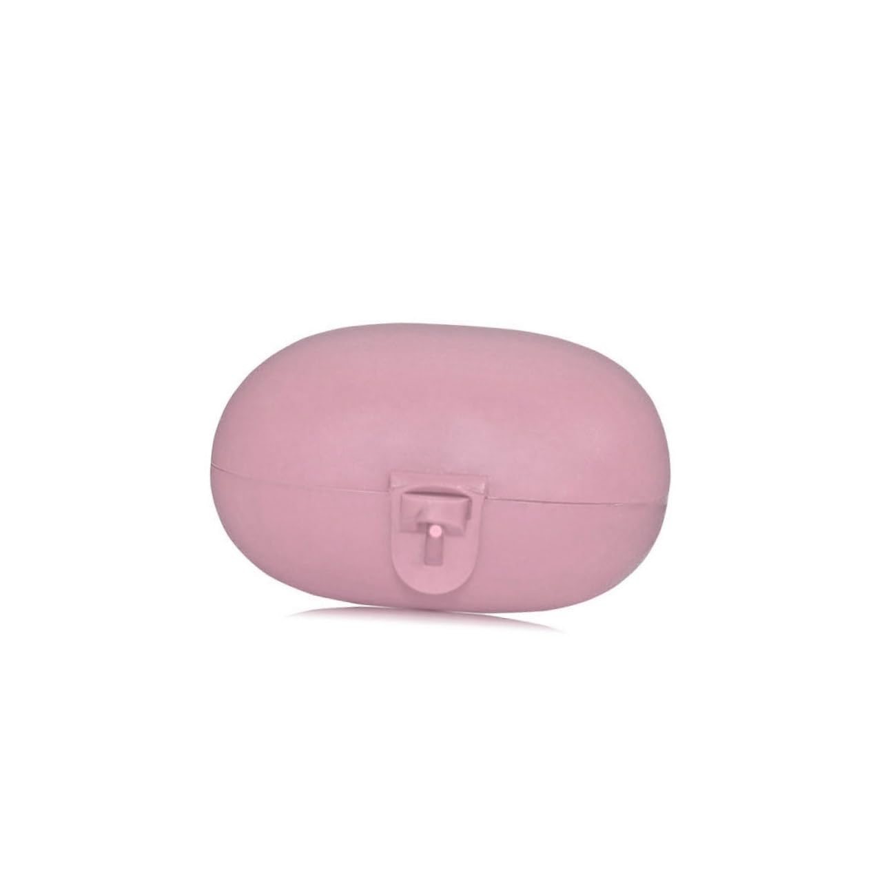 OSALADI 2-Pack Silicone Headphone Case with Metal Buckle - Protective Skin Cover for Wireless Earbuds, Scratch Resistant Headset Holder (Pink) - Perfect for Travel, Gym & Daily Storage