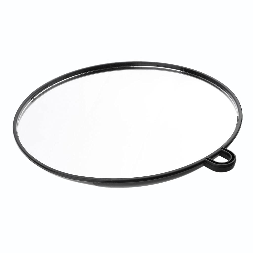 Fityle Large Salon Barber Handheld Mirror - Professional Cosmetic Makeup & Hair Styling Mirror for Home, Salon, and Travel Use