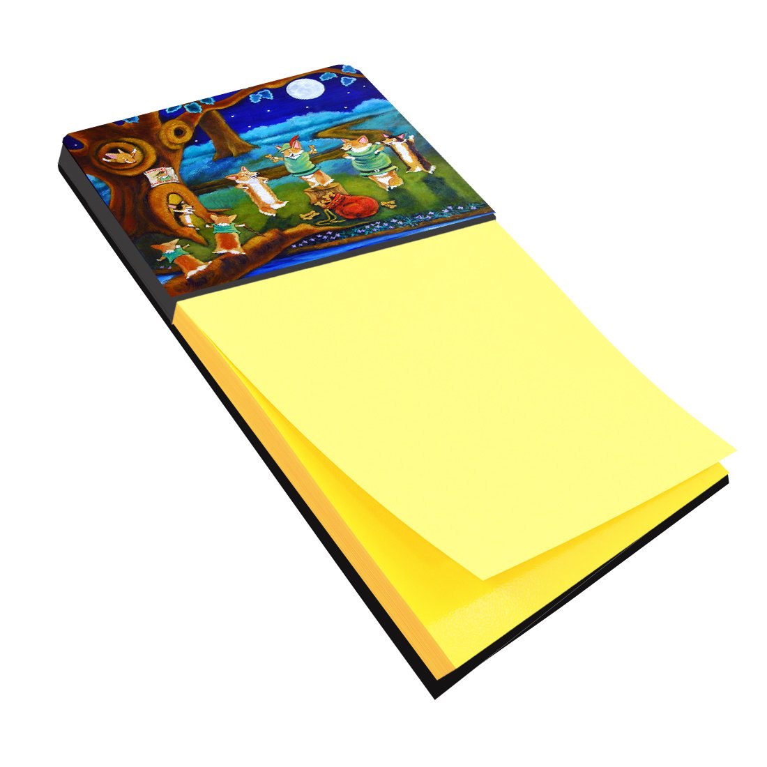 Caroline's Treasures Multicolor Desk Art Notepad Holder (7415SN) - Perfect for Office, Home & School Organization & Decoration
