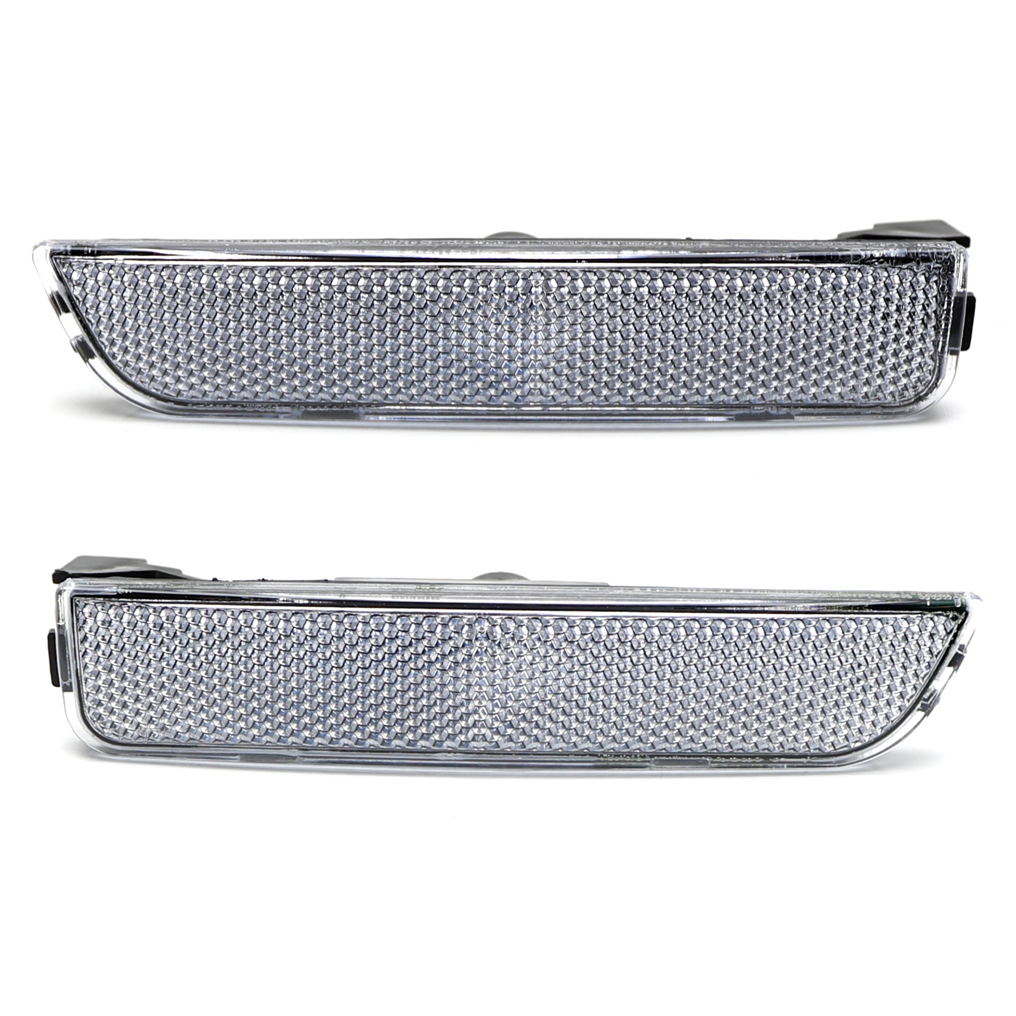 Clear Lens Front Bumper Side Marker Lights for 2001-2005 Volkswagen Passat B5 - Euro Style Amber Turn Signal Lamps for Enhanced Visibility & Safety (Ideal for Night Driving & Custom Car Mods)