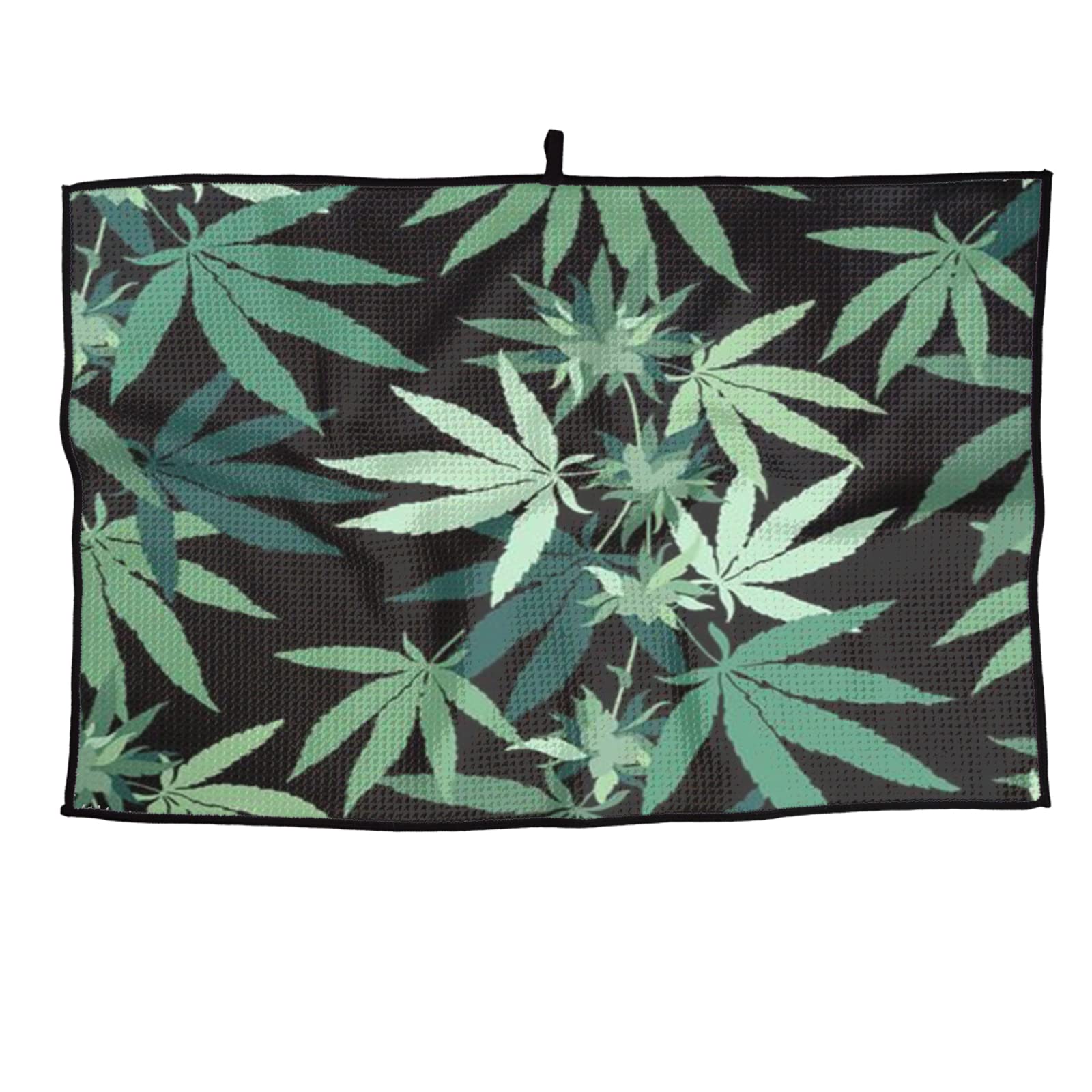 Premium Marijuana Leaf Golf Towel - Quick Dry Sports Towel for Golf Clubs, Gym & Outdoor Activities | Weed-Themed Golf Accessory for Athletes & Enthusiasts