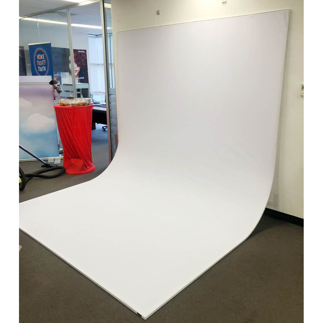 White Fabric Skin for EasiFrame Curve Portable Studio Cyclorama System - Replacement Cover for Photography Backdrop | Perfect for Product Shoots, YouTube Videos & Professional Studio Setups
