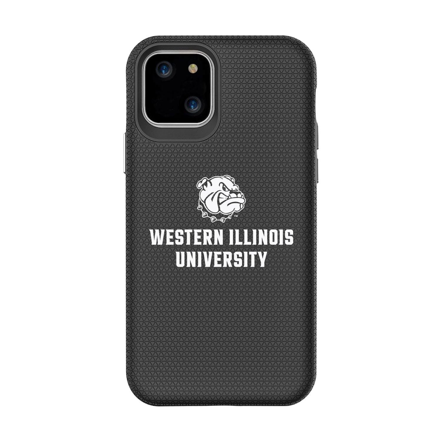 OTM Essentials Rugged Tough Shell Phone Case for iPhone 13 Pro Max - Shockproof Protective Cover with Premium Grip (Black) - Perfect for Western Illinois University Students & Outdoor Activities