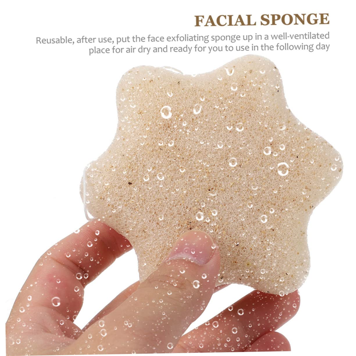 FOMIYES 3-Pack Soft Facial Makeup Removal Sponges - Gentle Exfoliating & Cleansing Pads for Daily Skincare (6 Pcs Total) - Perfect for Makeup Removal, Deep Cleansing & Sensitive Skin Care Routine