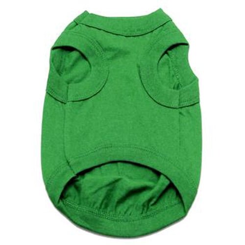 Premium Cotton Dog Tank Top - Emerald Green for Small & Medium Breeds - Perfect for Summer Walks & Outdoor Adventures
