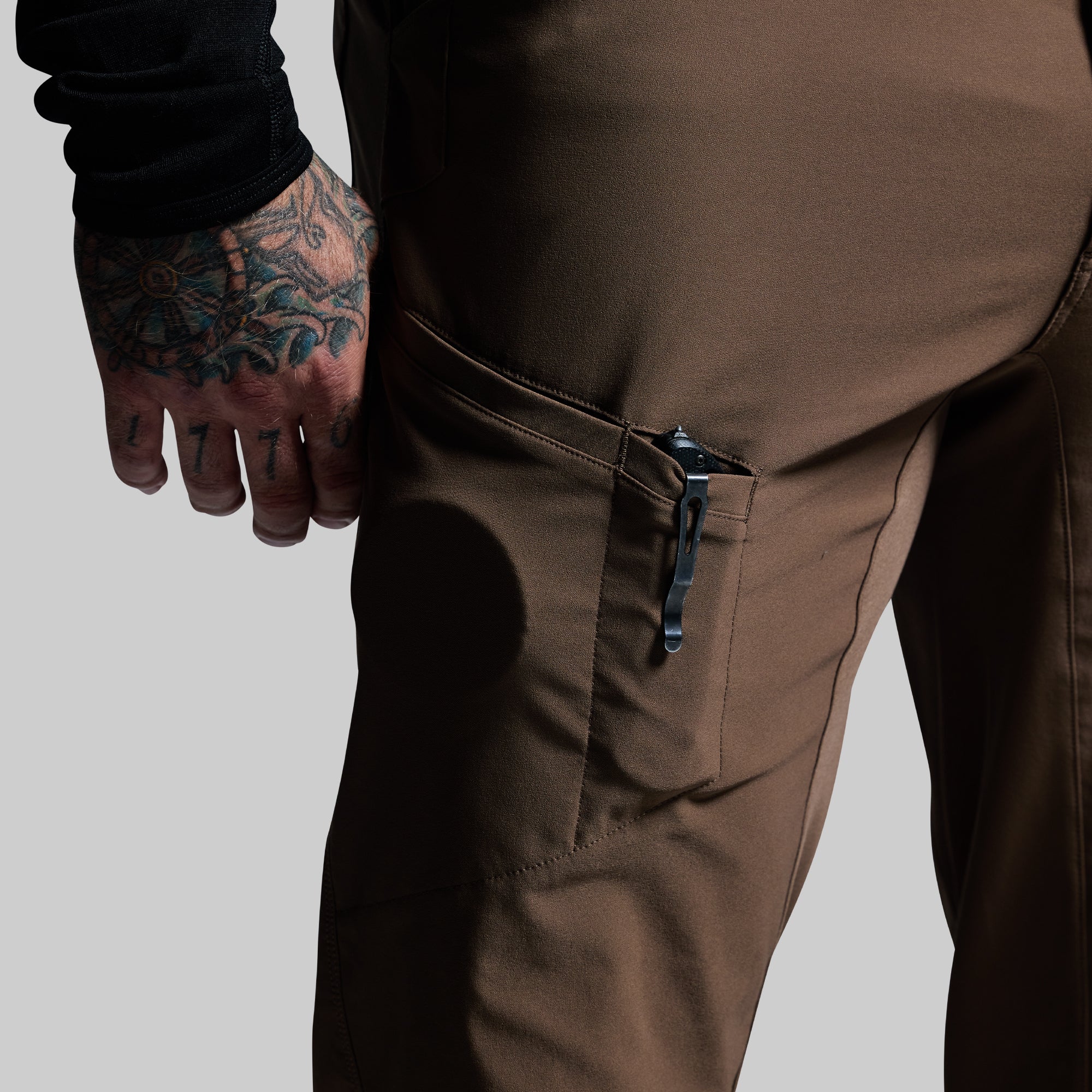 Men's Tactical Terrain Pants - Coyote Brown Color - Durable Outdoor Hiking & Work Pants for Camping, Hunting & Adventure Activities