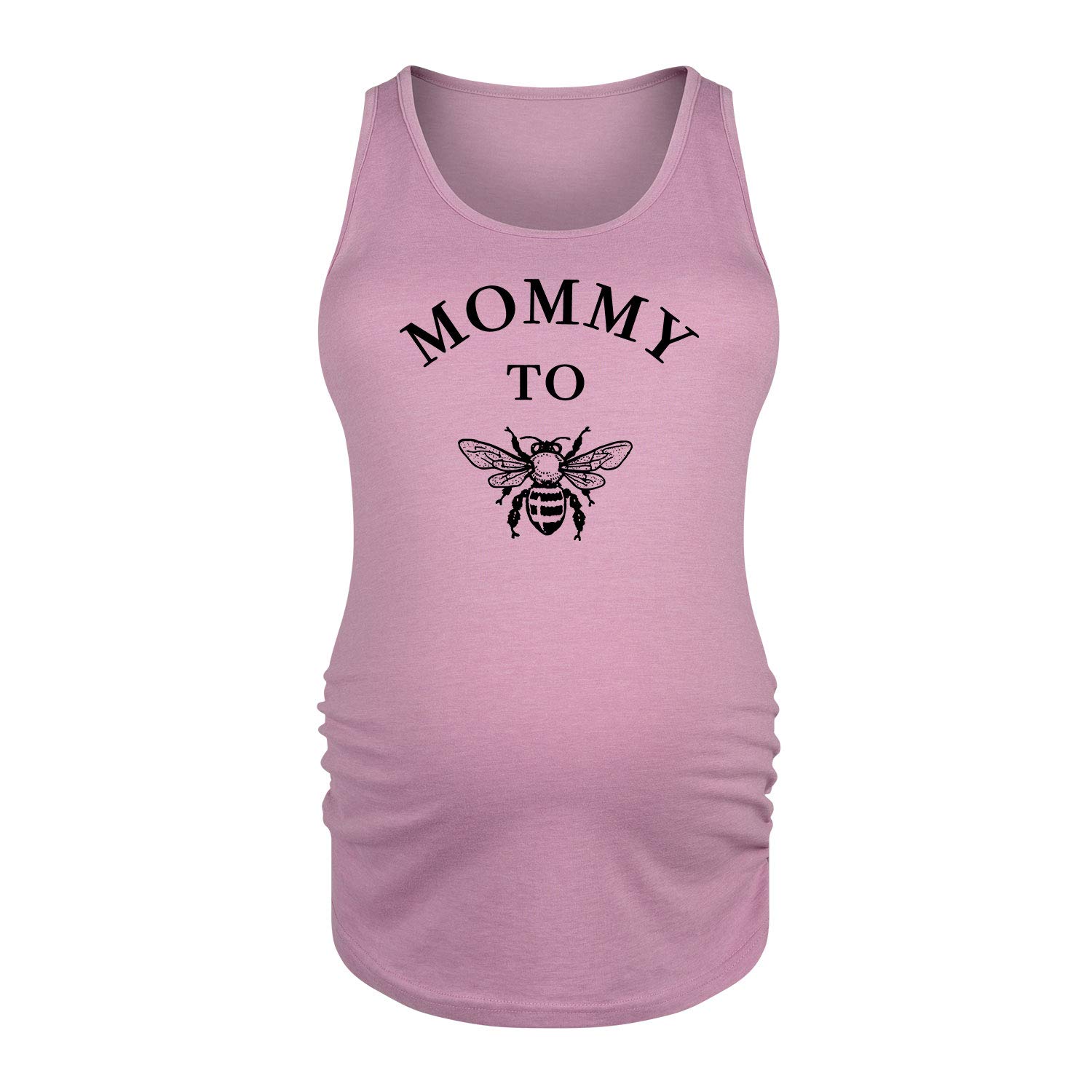 Bloom Maternity - Mommy to Bee - Women's Pregnancy Graphic Tank Top for Expecting Mothers | Comfortable Maternity Shirt for Casual Wear, Baby Showers & Pregnancy Photos