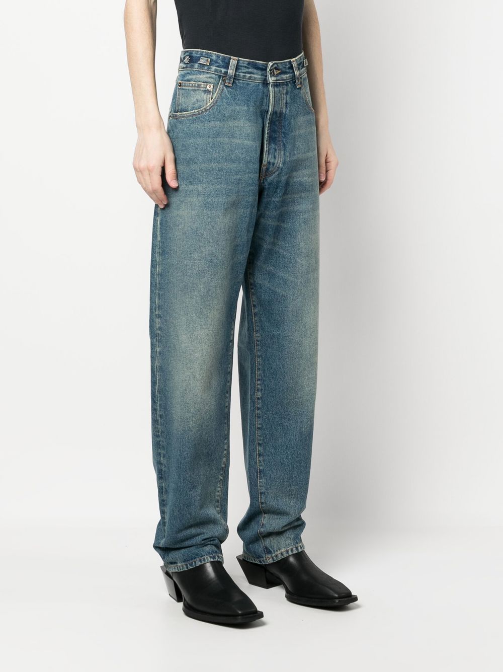 DARKPARK Men's Blue Jeans - Slim Fit Stretch Denim Pants for Casual Wear & Everyday Outfits