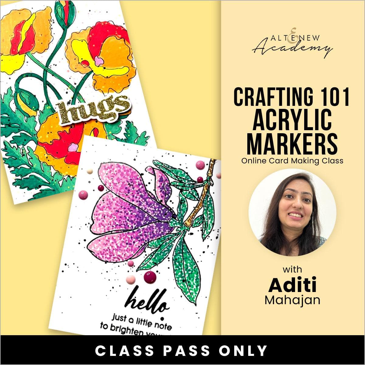 Acrylic Markers for Crafting - Premium Paint Pens for DIY, Art Projects & Home Decor - Perfect for Canvas, Wood, Glass & Fabric Painting