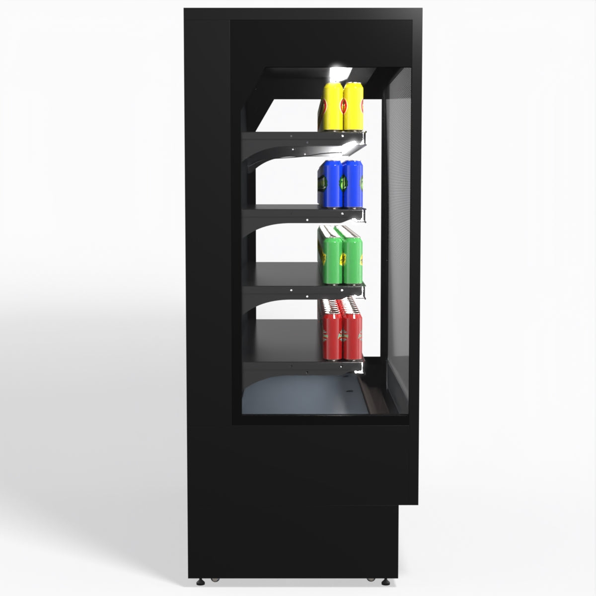AG 1524mm Commercial Open Multi-Deck Display Refrigerator for Supermarkets - Ideal for Grocery Stores, Convenience Stores & Retail Food Display