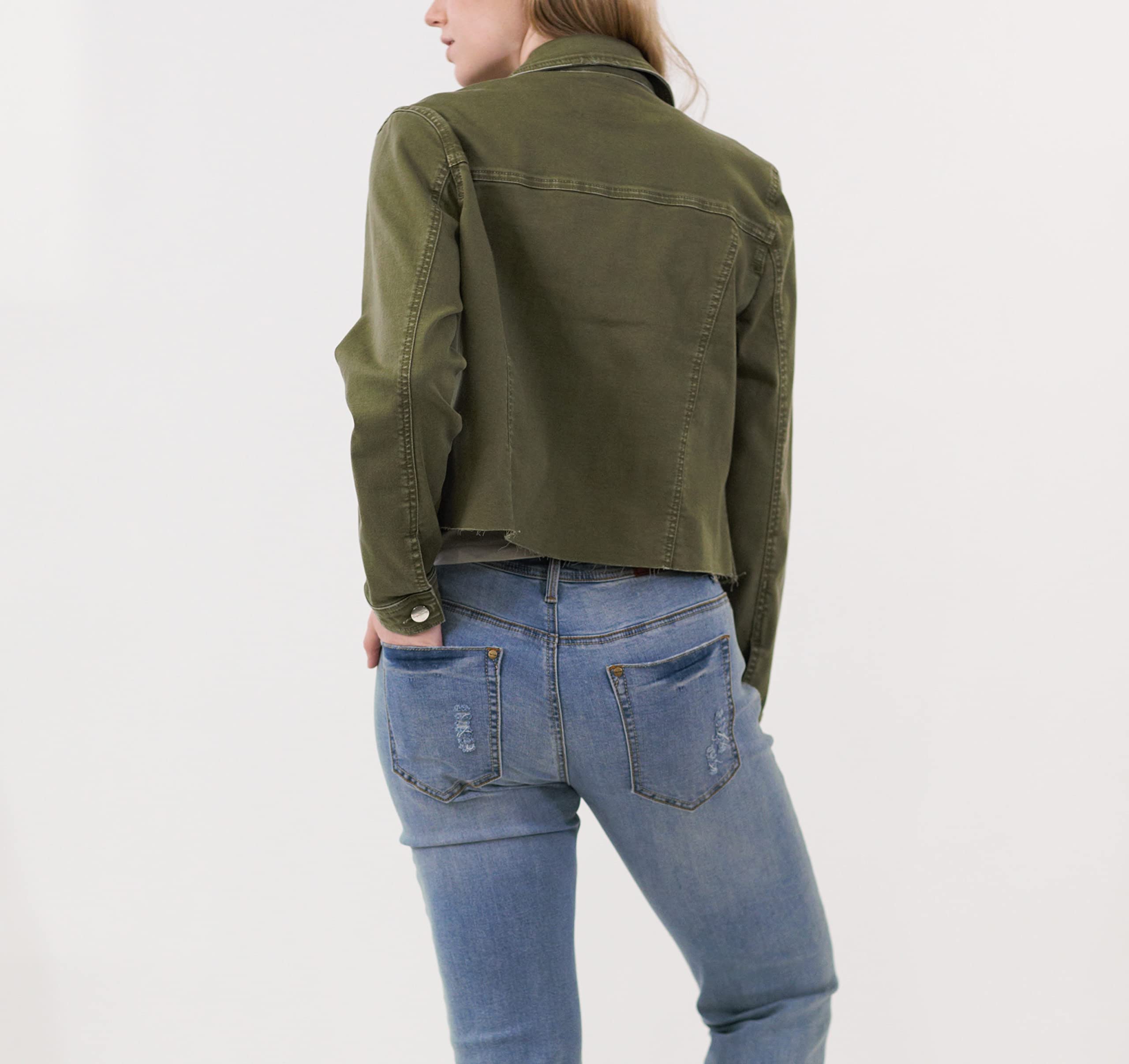Women's Luxury Denim Jackets - Comfortable & Stylish Coats for Casual Outings, Date Nights & Fall Layering | Premium Fashion Outerwear