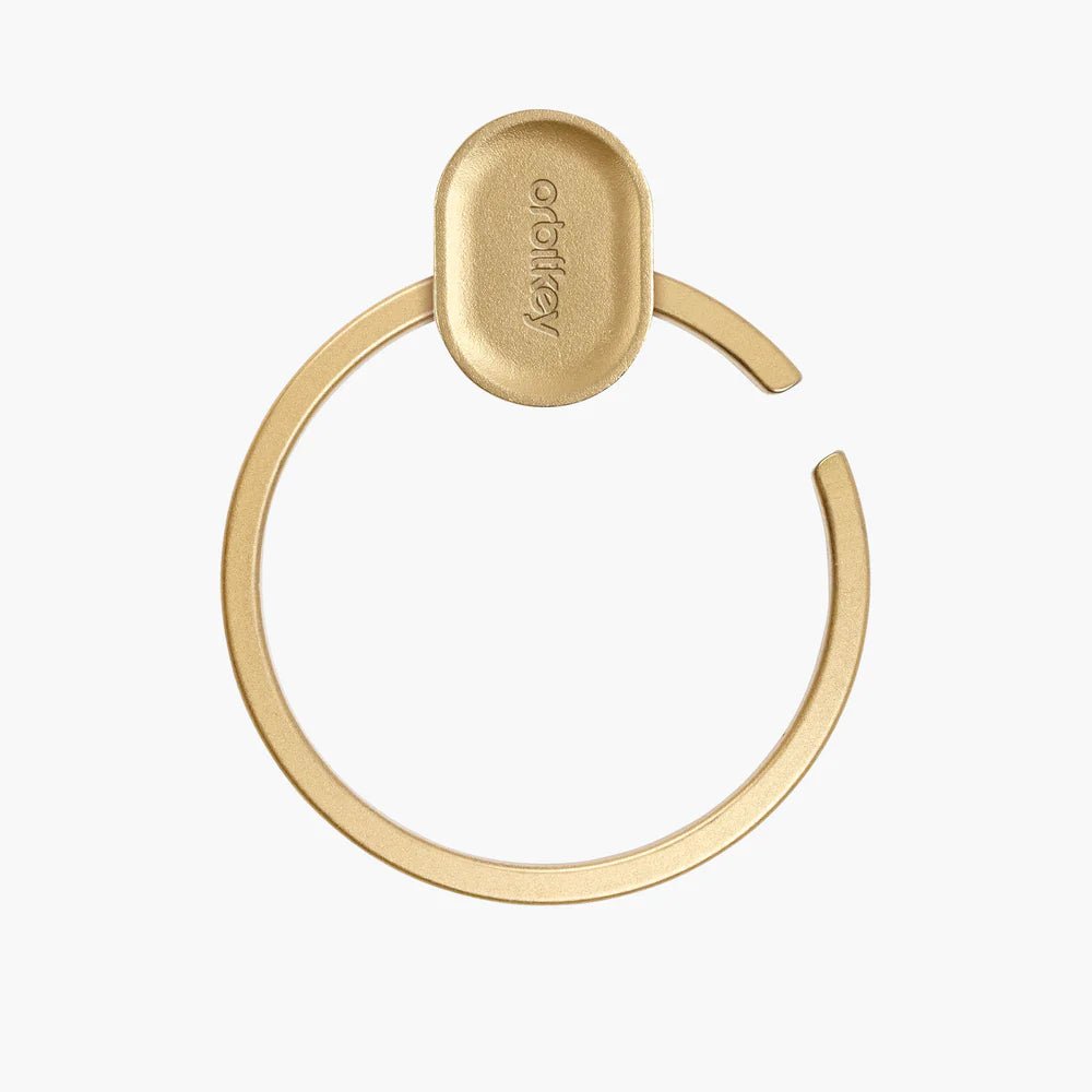 Orbitkey Premium Key Organizer - Gold | Compact & Stylish Key Holder for Home, Office & Travel Accessories