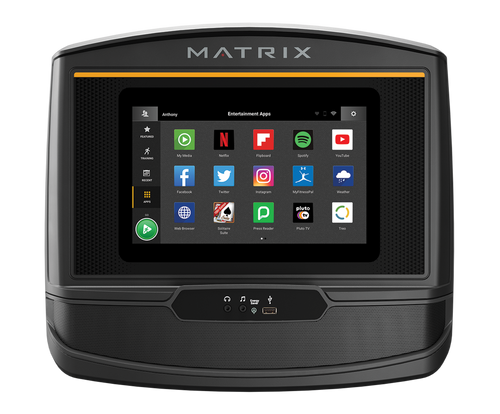 Matrix T30 Treadmill - Foldable Electric Running Machine for Home Gym, 3.0HP Motor, 12 Preset Programs, LCD Display - Perfect for Cardio Workouts & Weight Loss