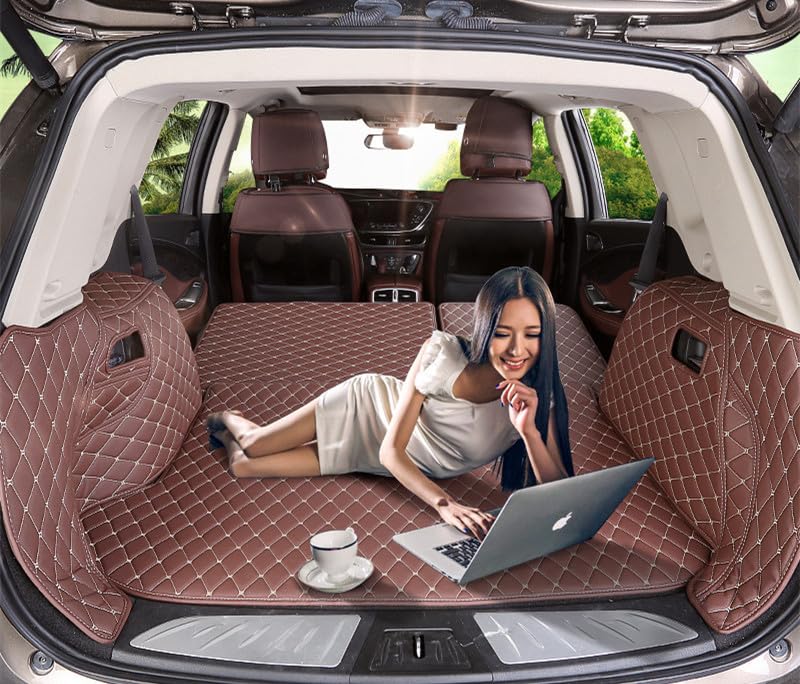 Custom Cargo Cover Mats Trunk Cargo Liner for Lexus UX UX200 UX250H - All Weather Protection, 3D Laser Measured for Maximum Coverage, Odorless & Durable (Black with Red Stitching) - Perfect for Road Trips, Grocery Hauling & Pet Transport
