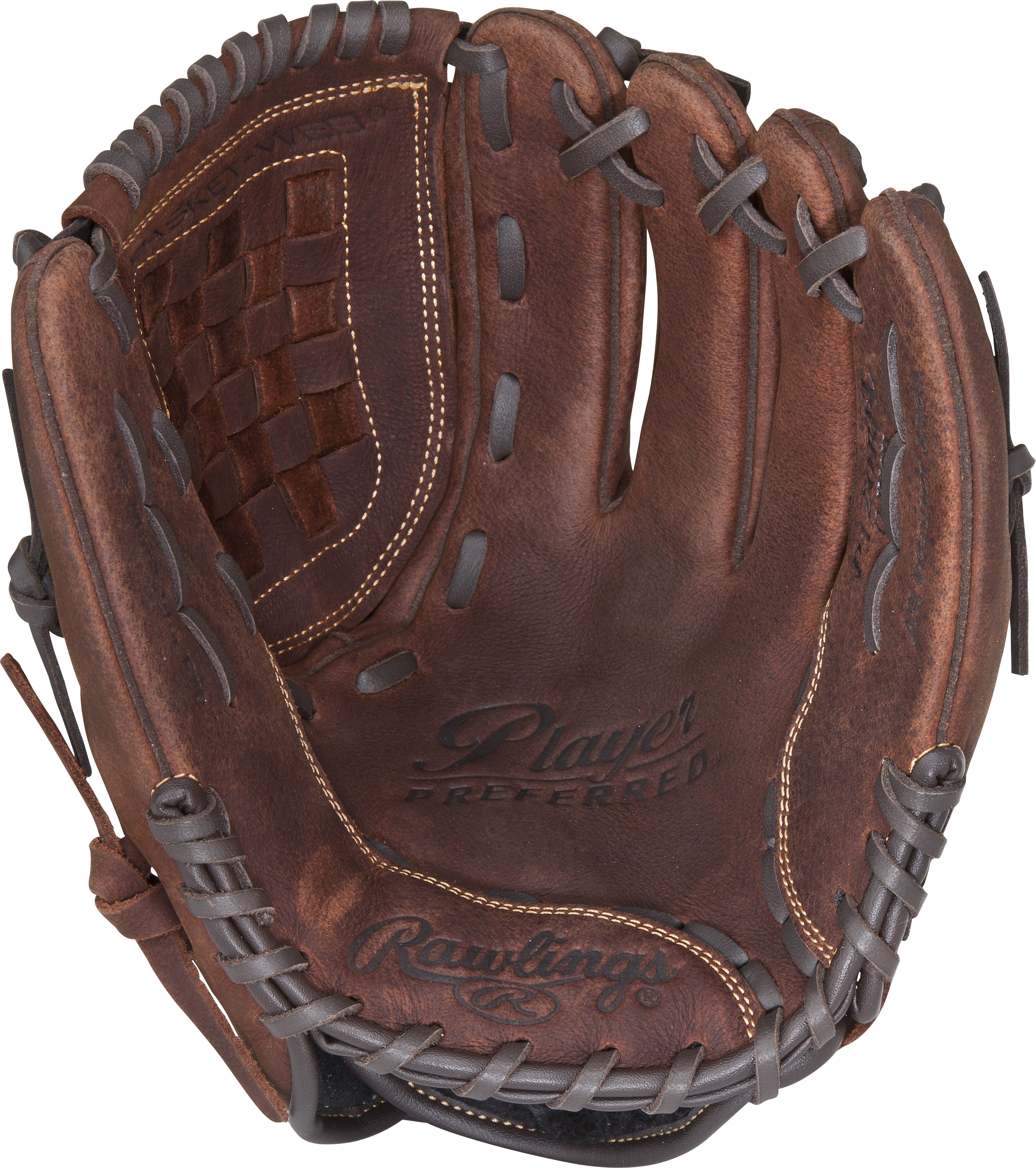 Rawlings Player Preferred 12 Inch Baseball Glove for Infield & Pitchers - Professional Leather Mitt for Youth & Adult Players - Perfect for Training, Games & Practice Sessions