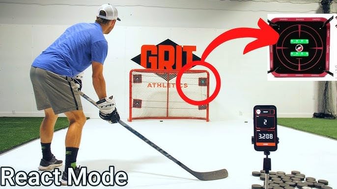 Bolt Sports Snipes 2.0 Electronic Hockey Goalie Target - Portable Shooting Trainer with Smartphone App for Solo & Multiplayer Practice | Perfect for Ice Hockey, Street Hockey & Backyard Training Drills