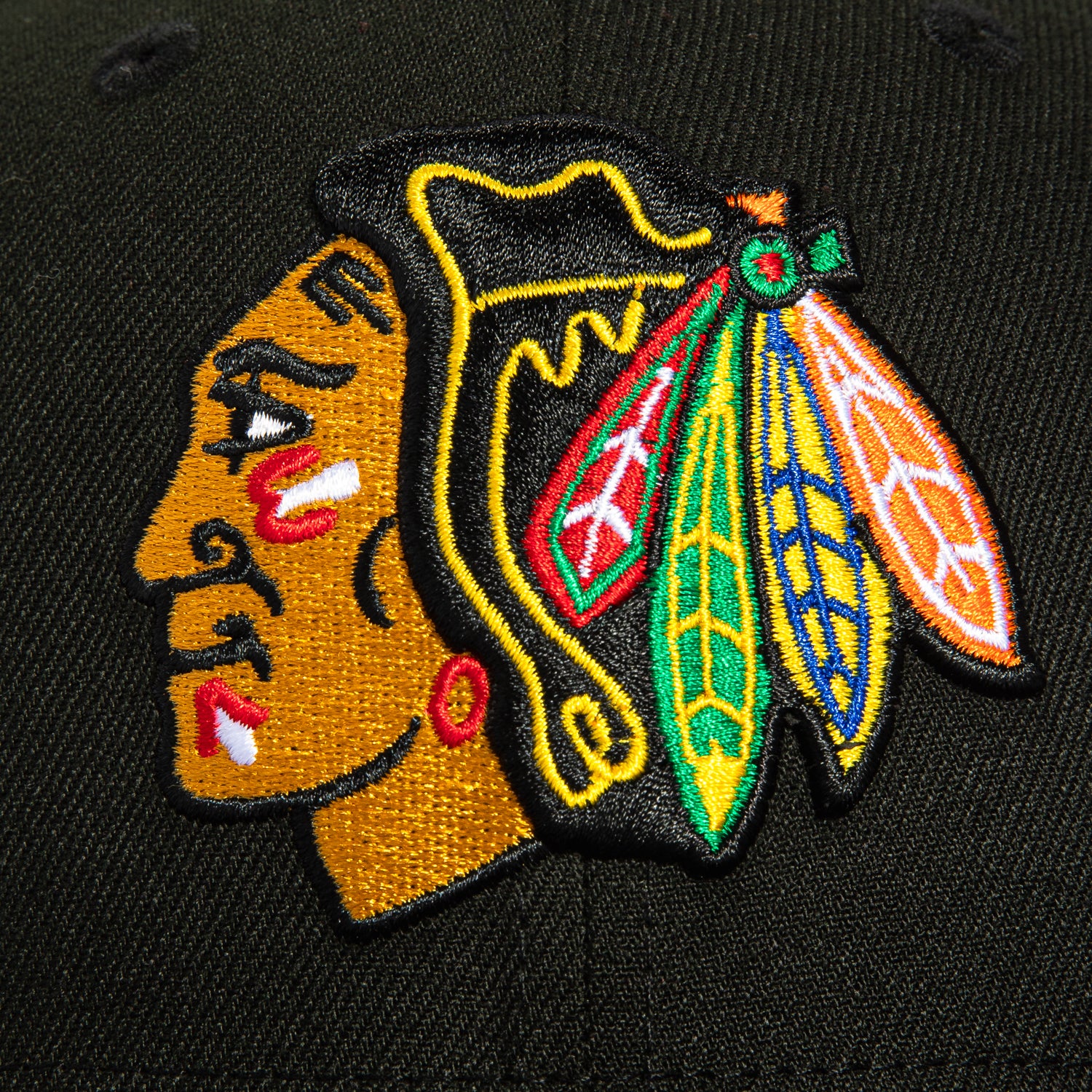 New Era 59Fifty NHL Core Chicago Blackhawks Snapback Hat - Official Licensed Black Hockey Cap for Men - Perfect for Games, Fan Gear & Streetwear Fashion