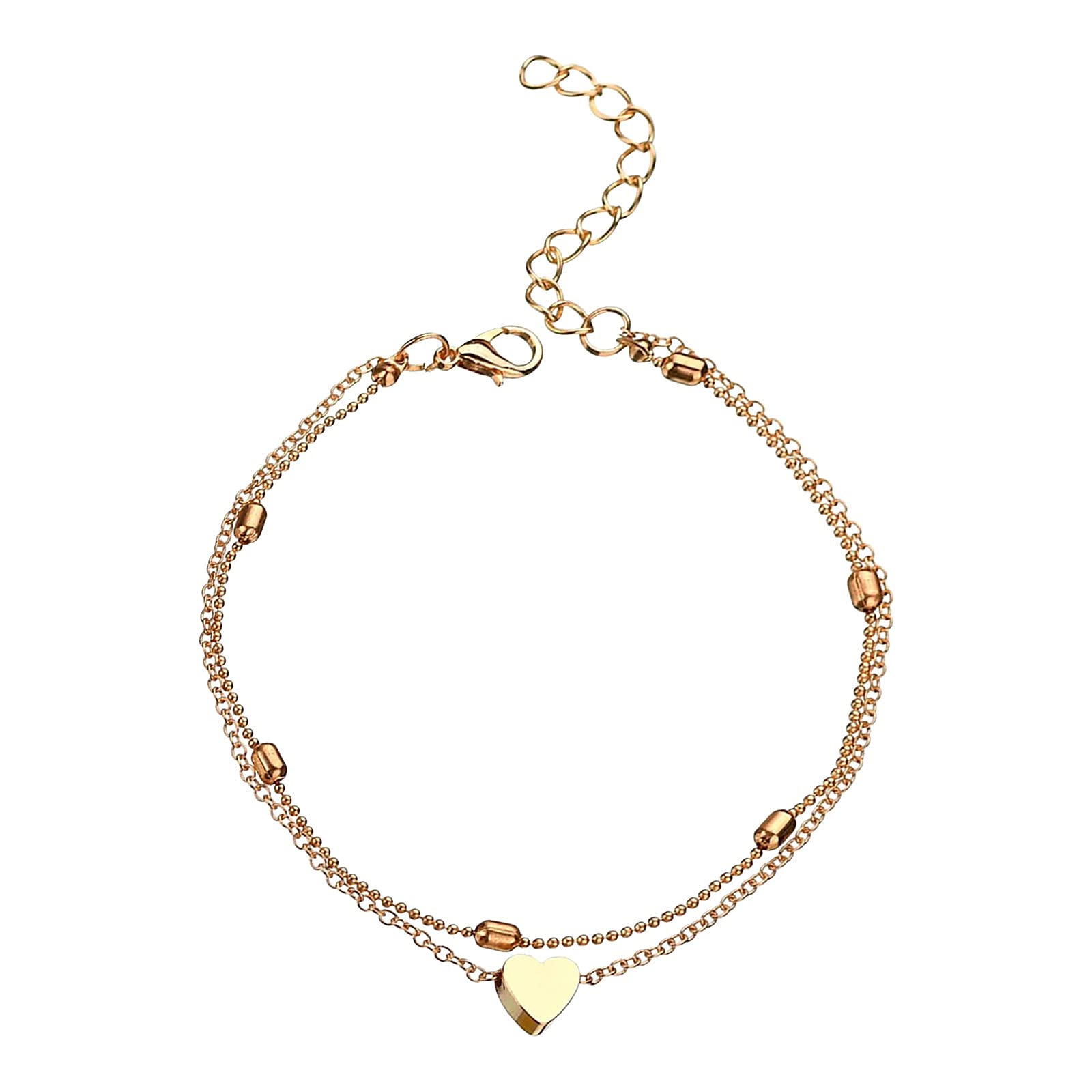 Meaningful Lady Charm Bracelet for Women & Teens - Adjustable Couple Love Bracelet Jewelry Gift for Her, Friendship & Romantic Occasions