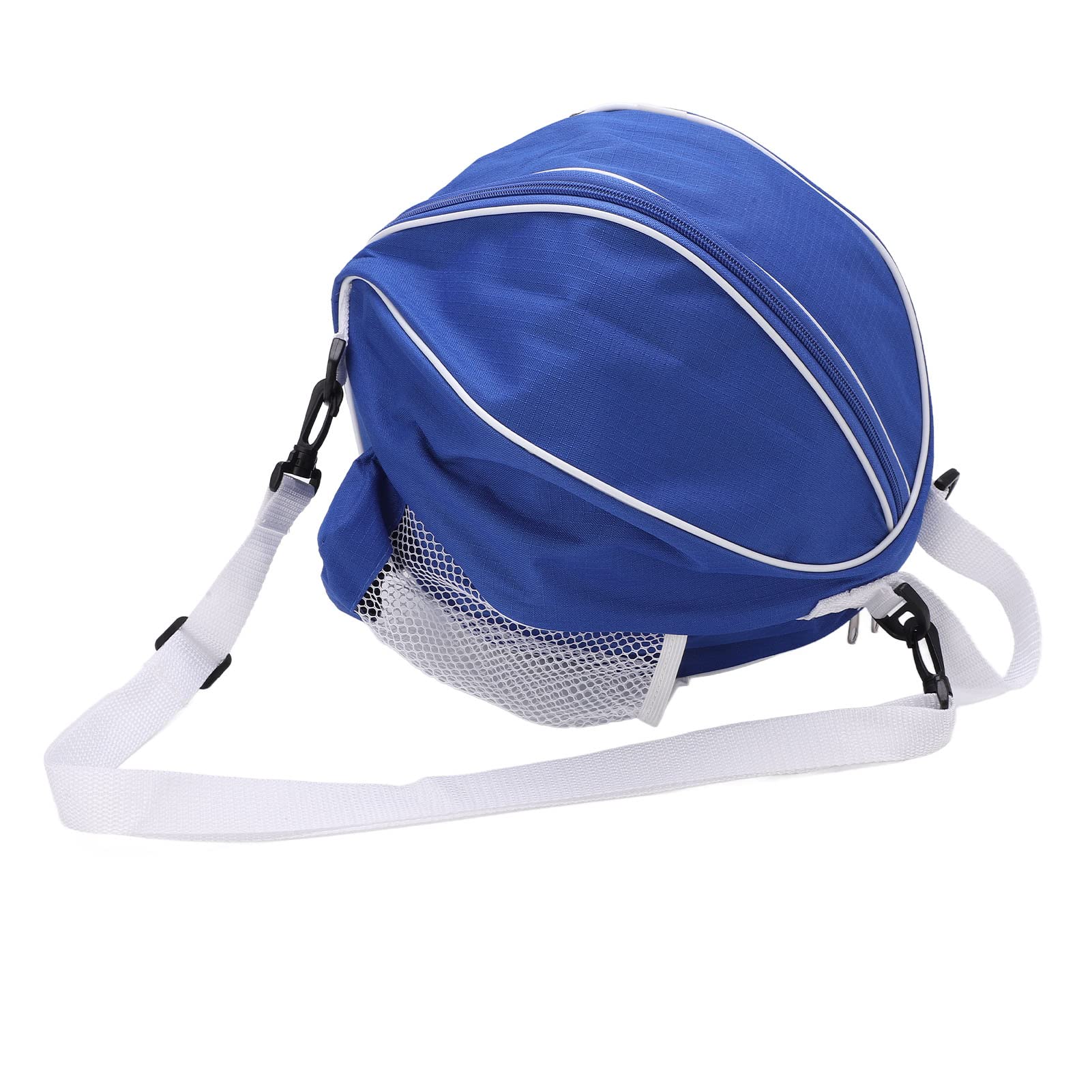 Xirfuni Oxford Round Basketball Bag - PVC Adjustable Mesh Basketball Storage for Size 7 Balls - Waterproof & Durable for International Competitions - Perfect for Travel, Training & Game Days