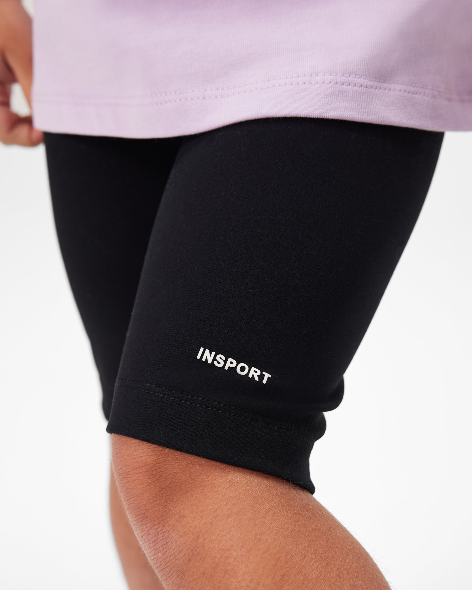 INSPORT KIDS LUNA BLACK BIKE SHORTS - Breathable Cycling Shorts for Girls & Boys, Comfortable Stretch Fabric for Biking, Running & Outdoor Activities