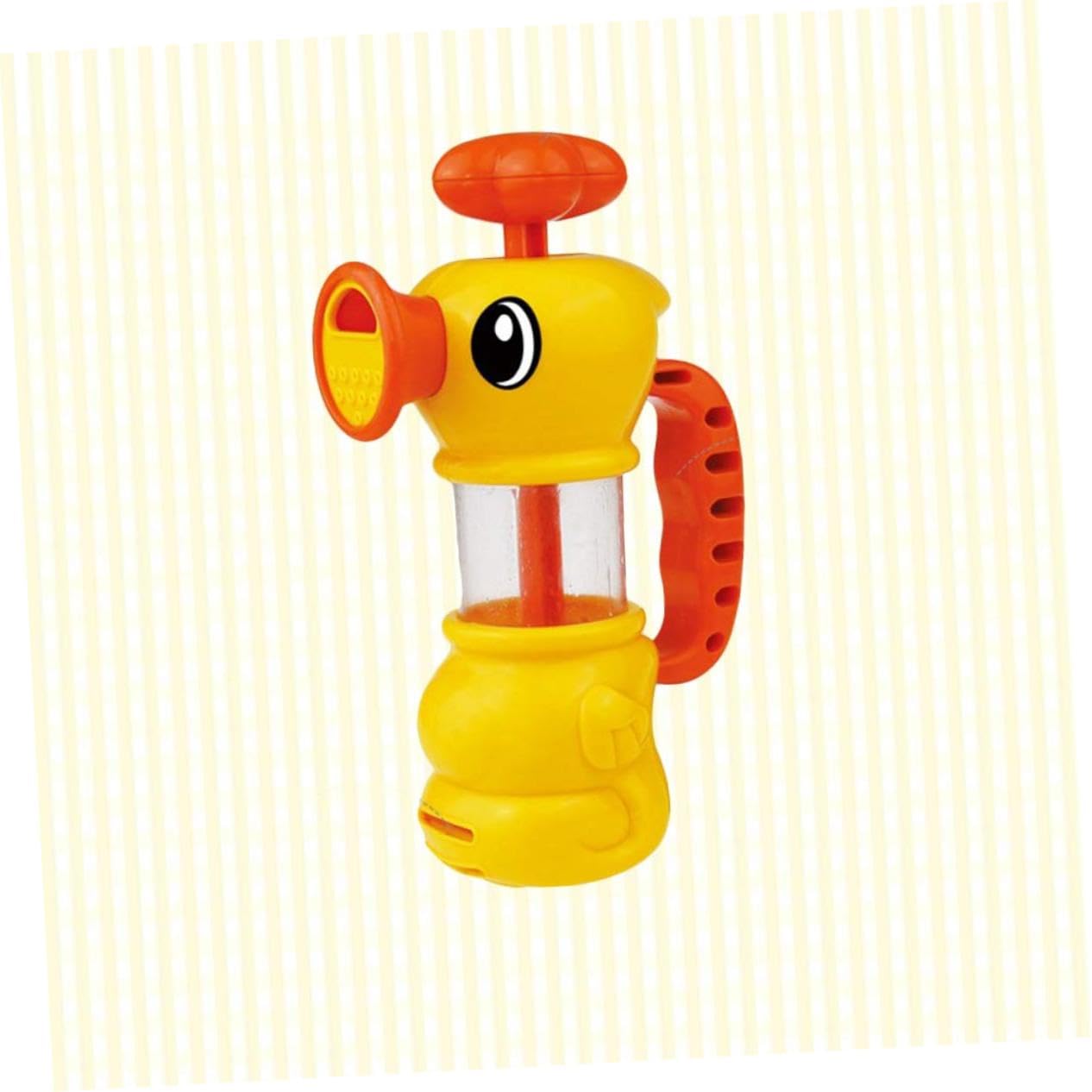 TOYANDONA 2-Pack Manual Water Spray Bath Toys for Kids - Fun Yellow Squirt Toys for Bathtime, Pool & Outdoor Play