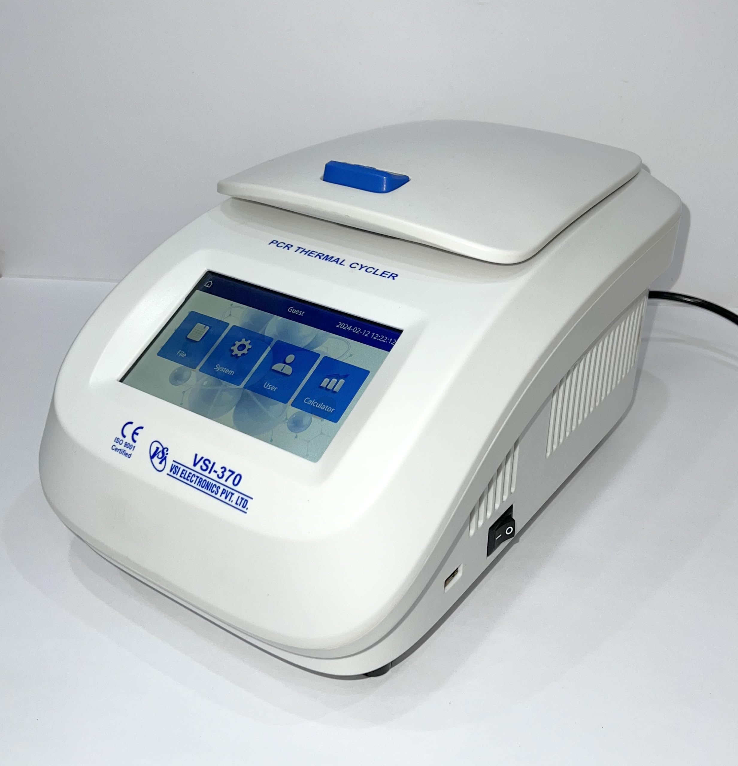 VSI-370 96-Well Gradient PCR Thermal Cycler with Touch Screen - High Precision DNA Amplification for Research, Clinical Diagnostics & Biotech Labs