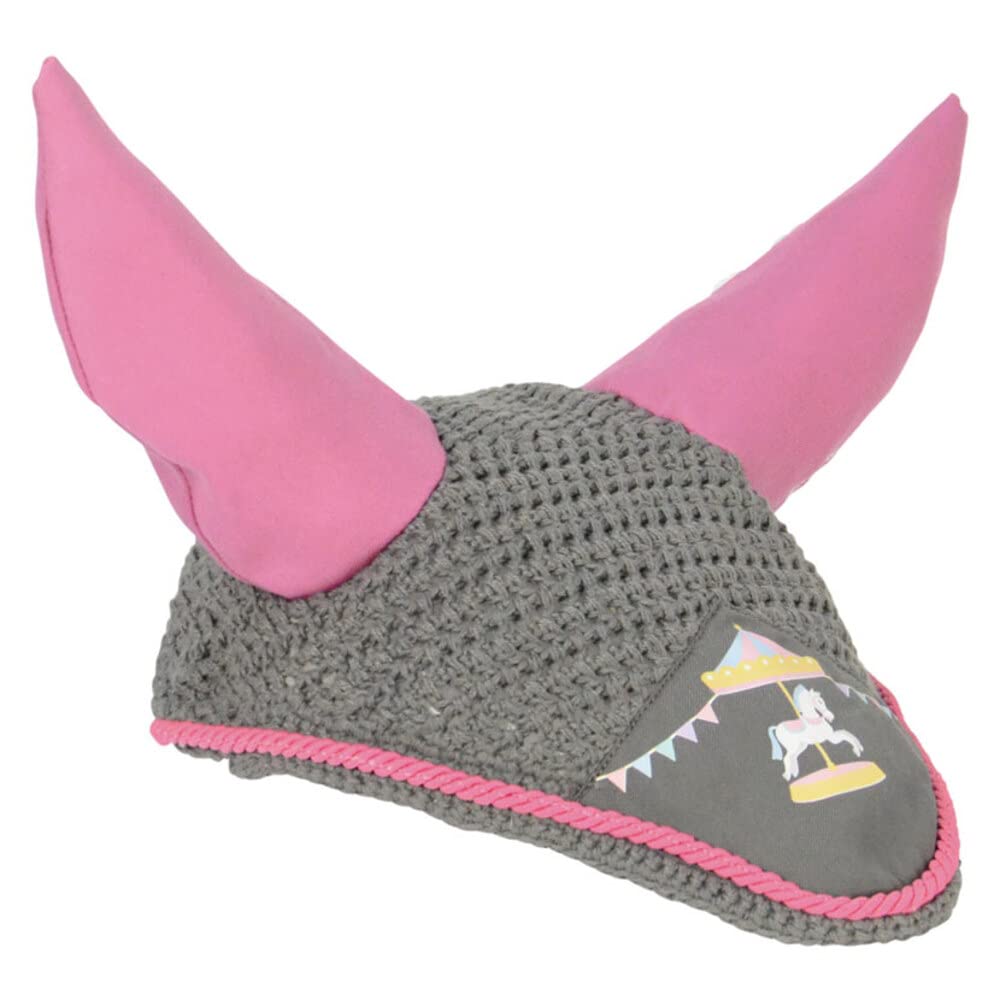 Merry Go Round Horse Fly Veil - Breathable Equestrian Fly Mask for Horses - Perfect for Riding, Training, and Show Competitions