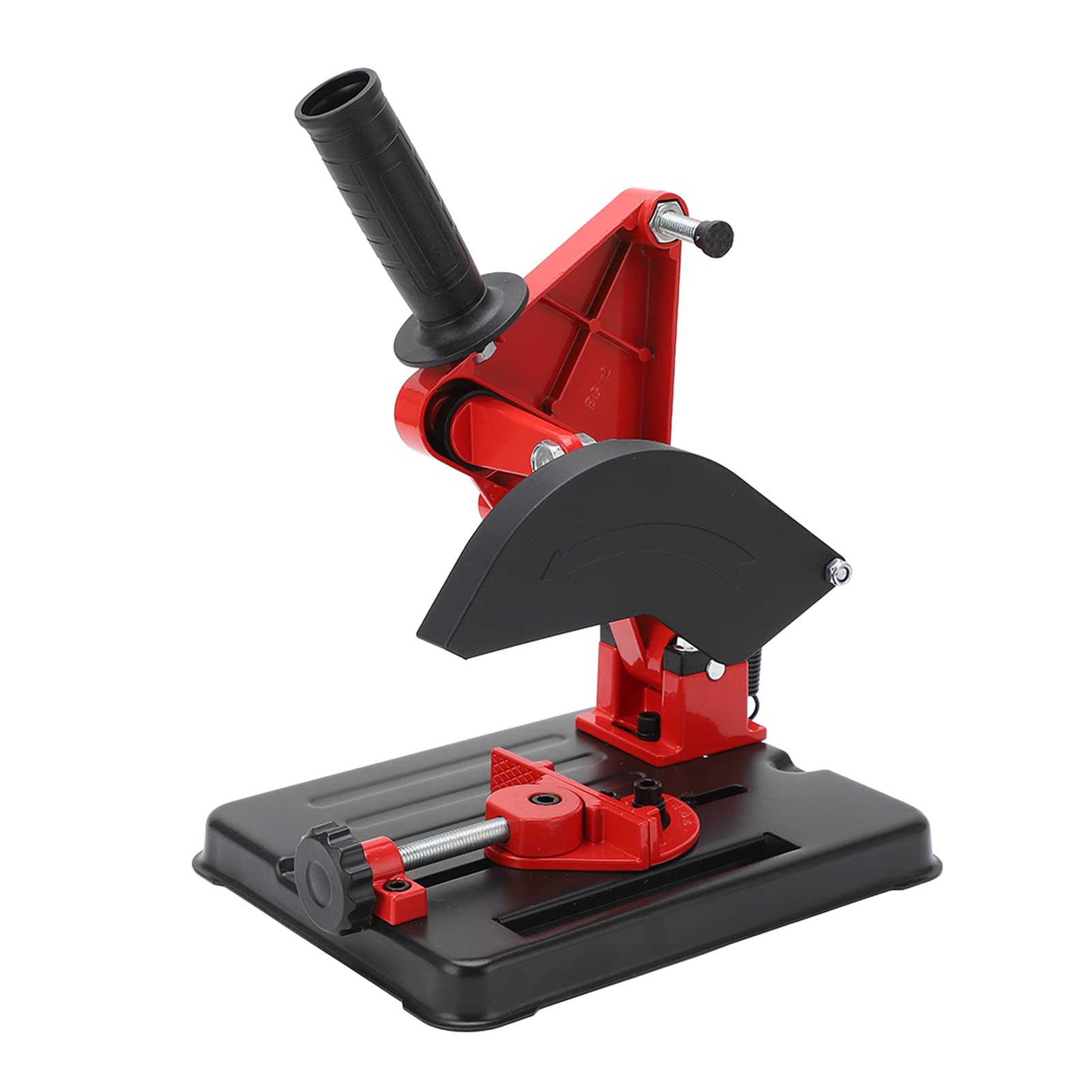 Heavy Duty Cast Iron Angle Grinder Stand - Universal Bracket for 100mm & 125mm Angle Grinders - Perfect for Metalworking, Woodworking & DIY Projects