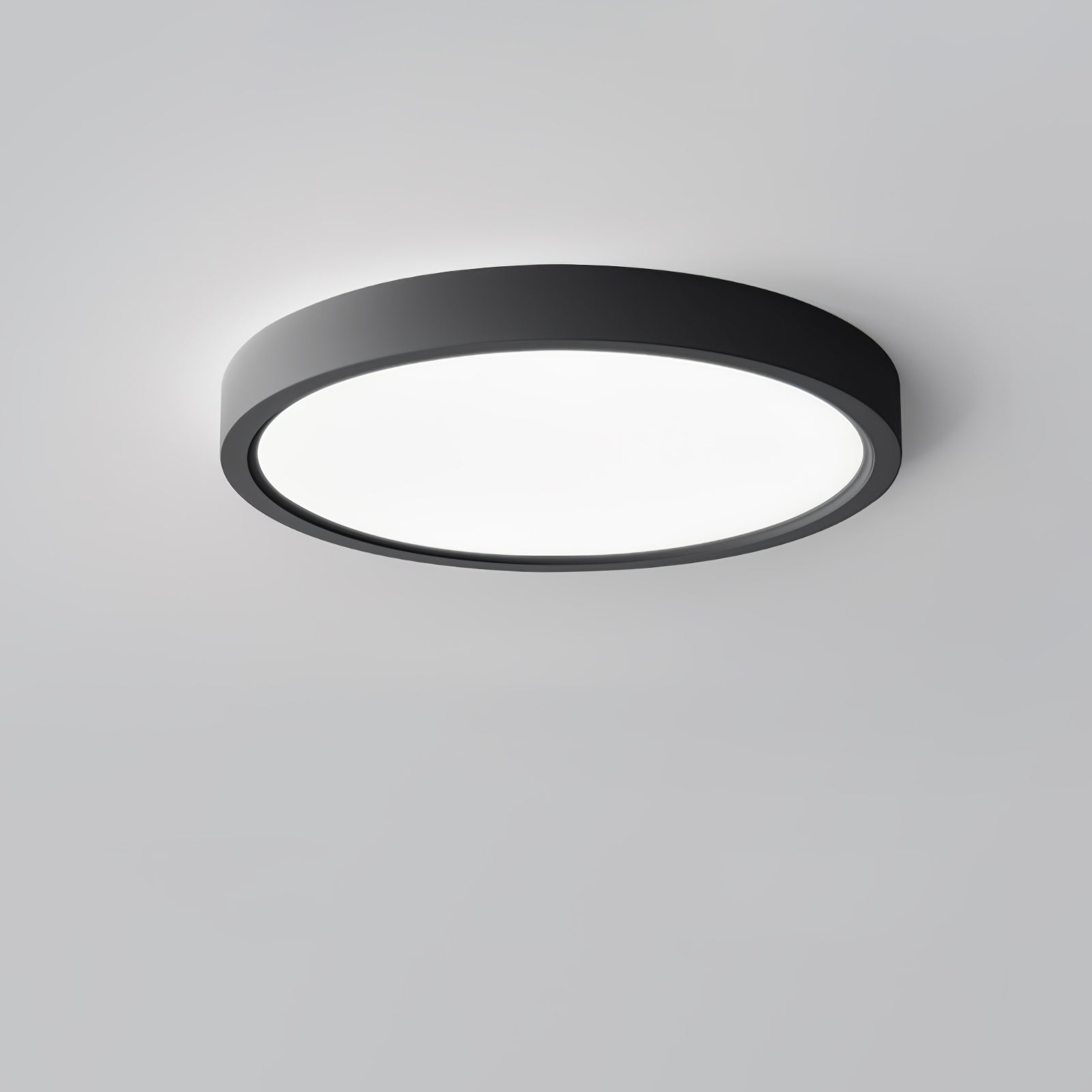 Ultra Thin Round Acrylic Ceiling Light - Modern Minimalist LED Fixture for Bedroom, Living Room & Kitchen