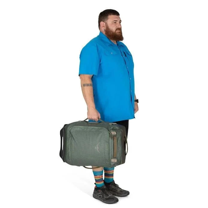 Osprey Transporter Wheeled Duffel 40 - Lightweight Rolling Travel Duffel Bag for Airplane Carry-On, Gym, Camping & Outdoor Adventures