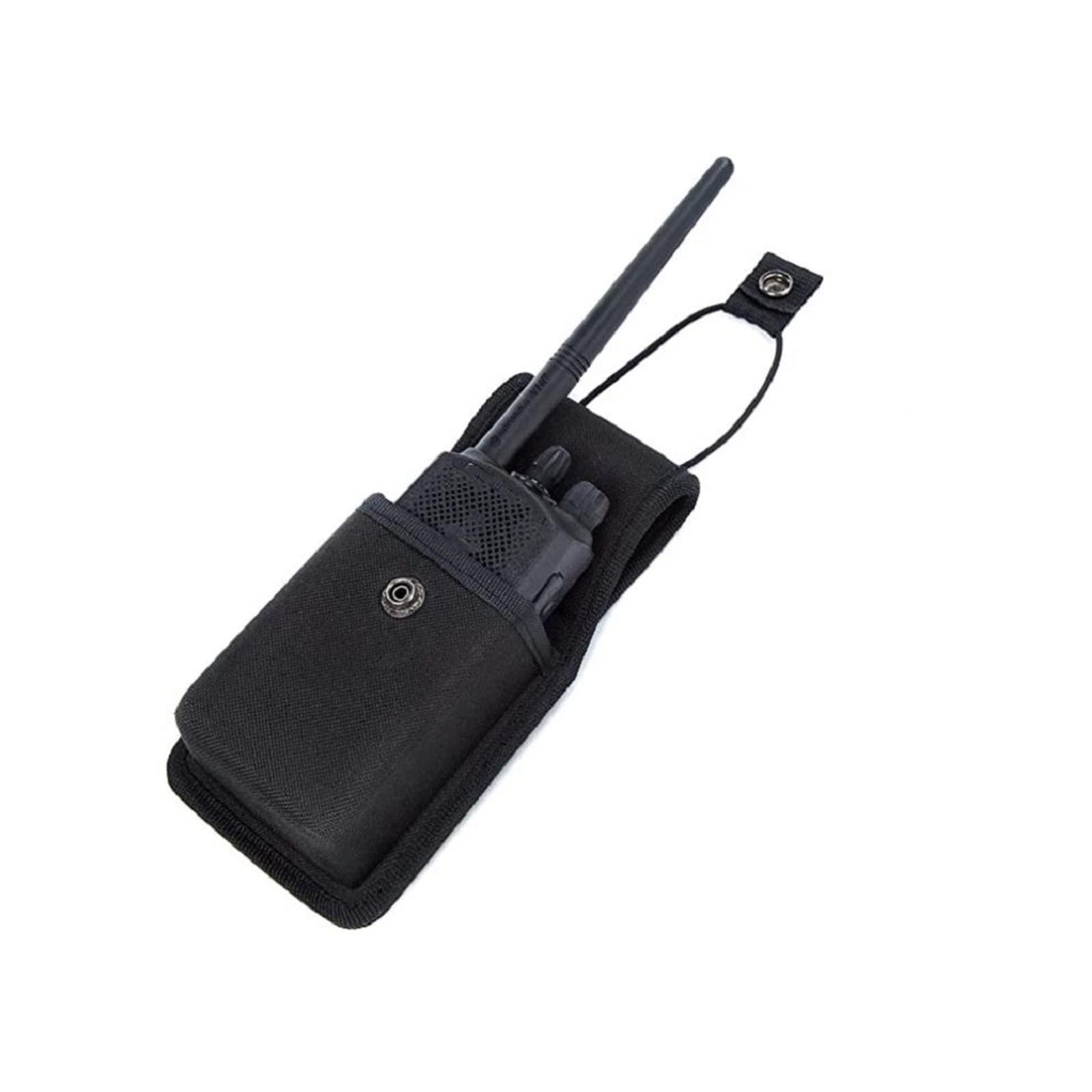 Multi-Function Pouch Case for Two-Way Radio Transceiver Walkie Talkies - Durable Protective Storage for Outdoor Adventures, Construction Sites & Emergency Communication
