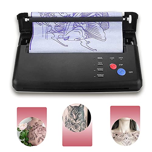 2022 Upgraded Tattoo Transfer Stencil Machine - Professional Thermal Copier for Tattoo Artists | Fast, Portable & Durable Tattoo Printer | Perfect for Studio & Travel Use