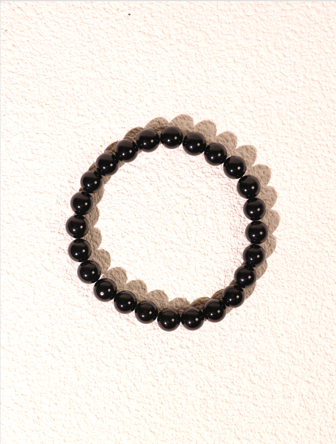 Black Tourmaline Bracelet for Women & Men - Natural Stone Protection Jewelry for Energy Cleansing, Stress Relief & Chakra Balancing - Perfect for Meditation, Yoga & Spiritual Healing