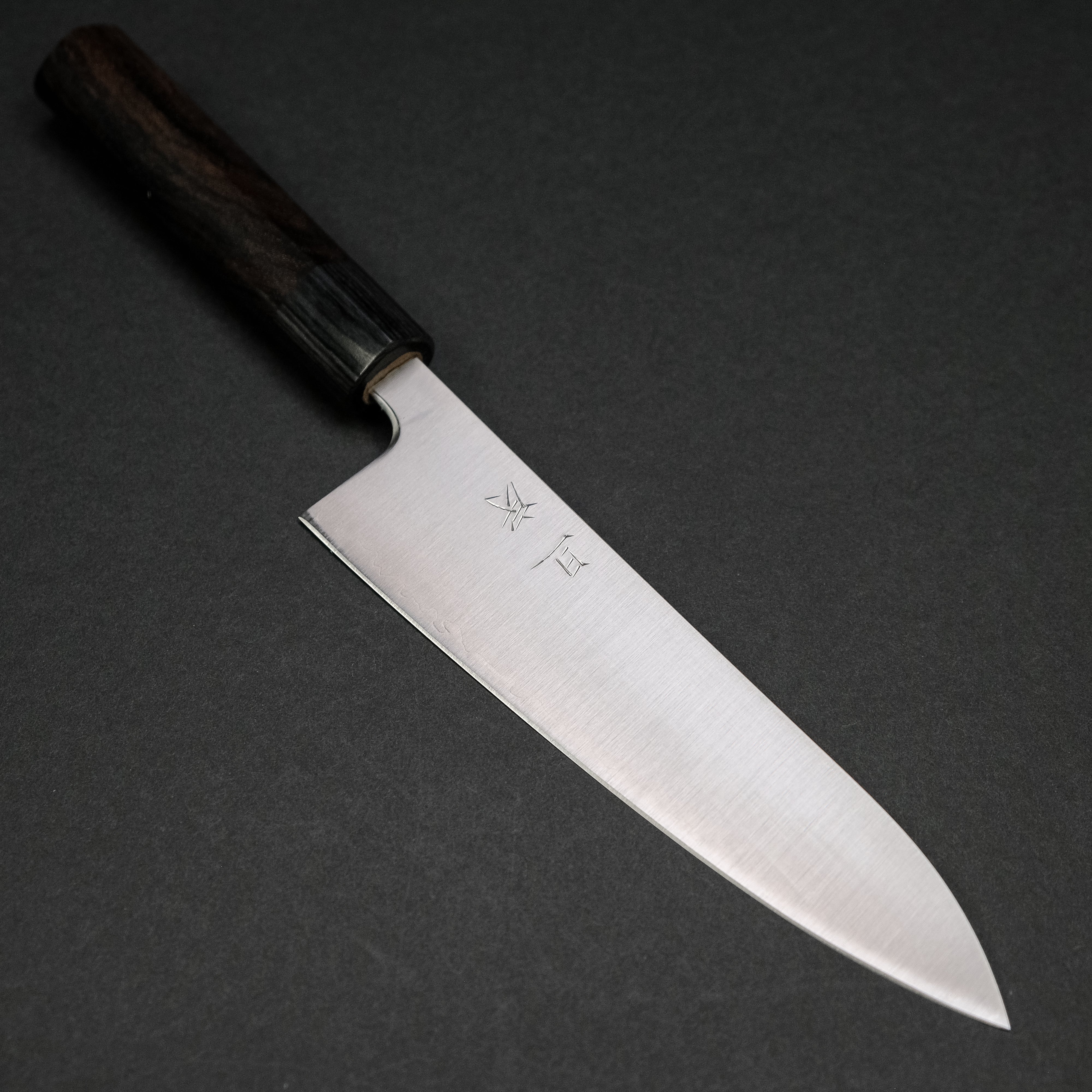 Premium Akifusa Blue Super Gyuto 180mm Japanese Chef Knife with Rosewood Handle - Perfect for Sushi, Meat Cutting & Professional Kitchen Use