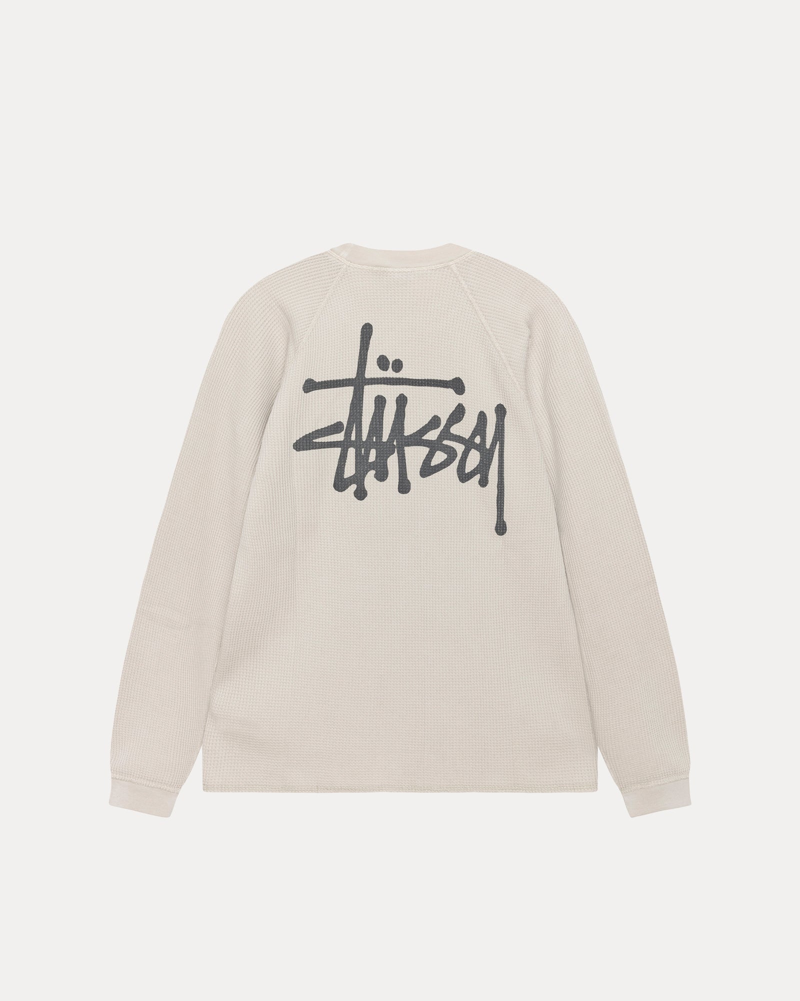 Stüssy Thermal Long Sleeve Shirt for Men & Women - Cozy Fleece Lined Winter Top for Casual Wear & Outdoor Activities