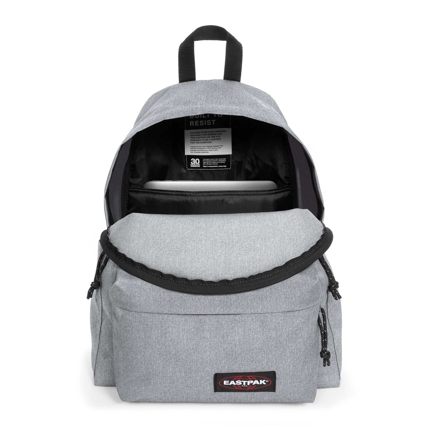 Eastpak Day Pak'R Backpack - Lightweight & Durable School & Travel Bag, Sunday Grey - Perfect for College, Work & Everyday Commute