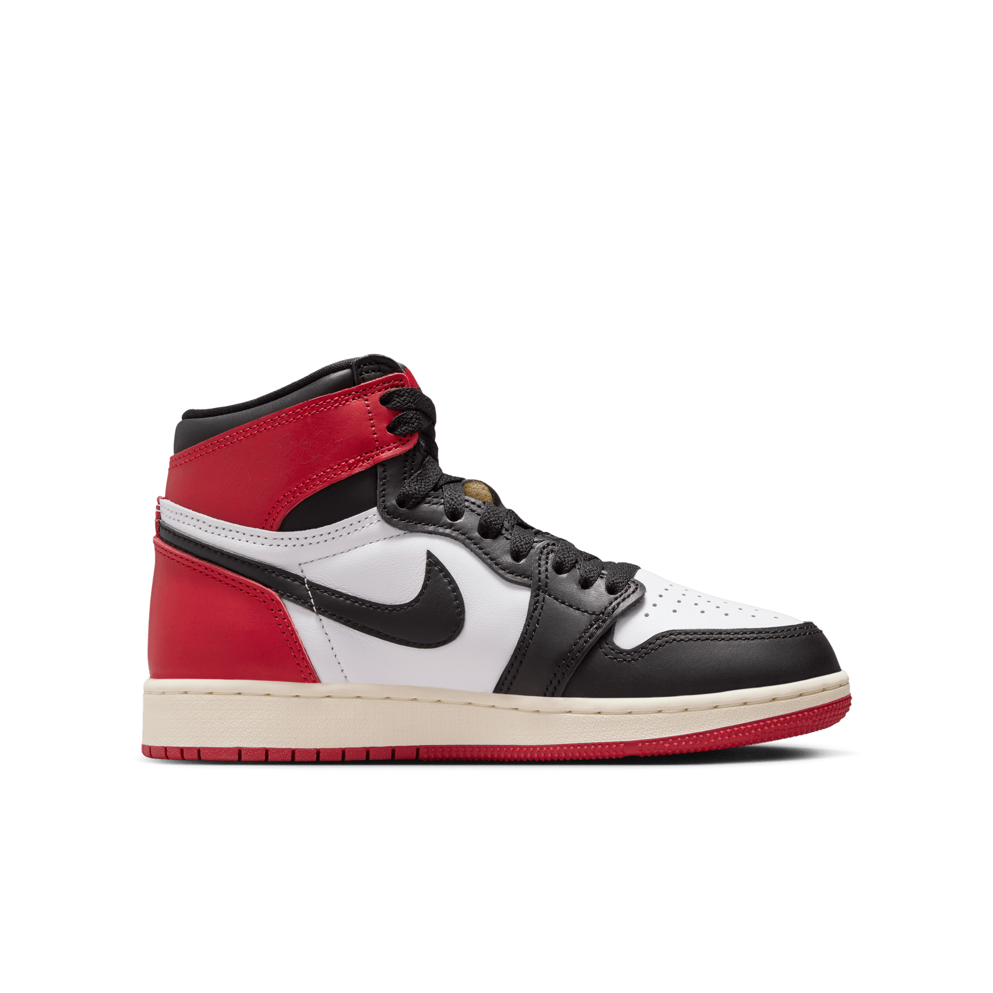 AIR JORDAN 1 RETRO HIGH OG (GS) Black Toe Basketball Shoes - Classic Sneakers for Men & Women - Perfect for Streetwear, Basketball Games & Casual Outfits