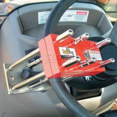 Equipment Lock Co. Backhoe Lock - Keyed Differently (BHL-KD) | Heavy Duty Construction Equipment Security | Prevent Theft on Job Sites & Storage Yards