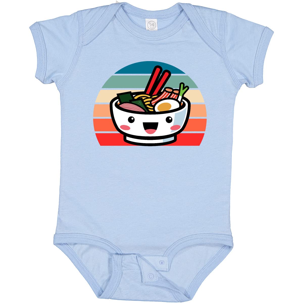 Inktastic Noodle Bowl Japanese Cute Ramen Kawaii Baby Bodysuit - Adorable Infant Onesie for Anime Lovers, Gift for Newborns & Baby Showers, Perfect for Casual Wear & Themed Parties