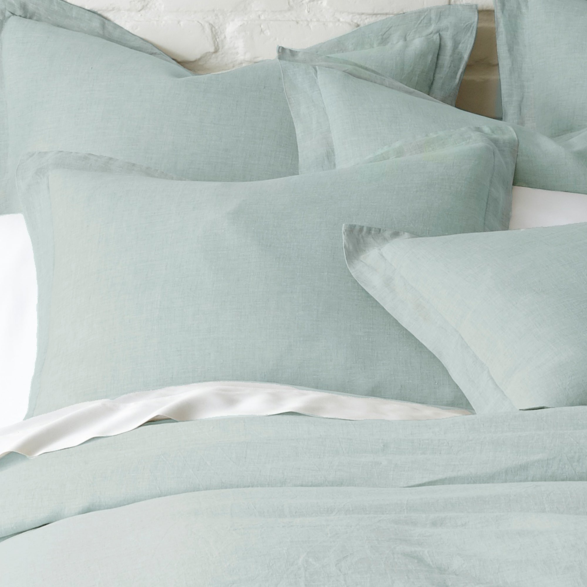 Premium Washed Linen Sham - Soft & Breathable Pillow Cover for Bedroom Decor - Perfect for Master Bedroom, Guest Room & Cozy Home Styling