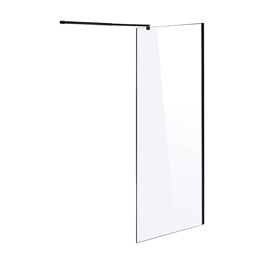 10mm Frameless Safety Glass Shower Screen 1100 x 2100mm - Modern Bathroom Upgrade for Walk-in Showers and Wet Rooms