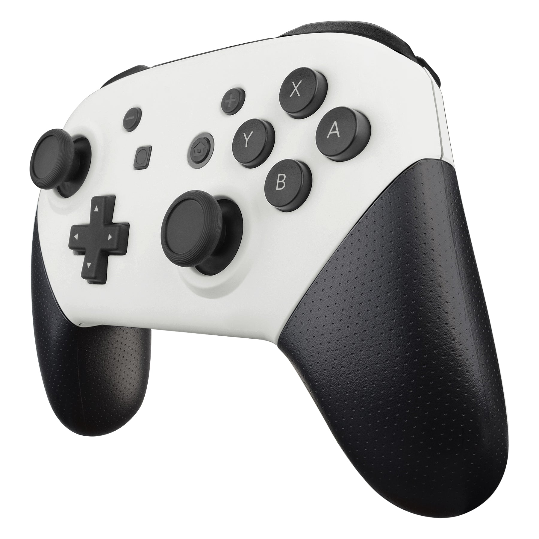 eXtremeRate White Faceplate & Backplate Replacement Shell for Nintendo Switch Pro Controller - DIY Custom Housing Case (Controller Not Included) - Perfect for Gaming, Modding & Personalization - MRP306