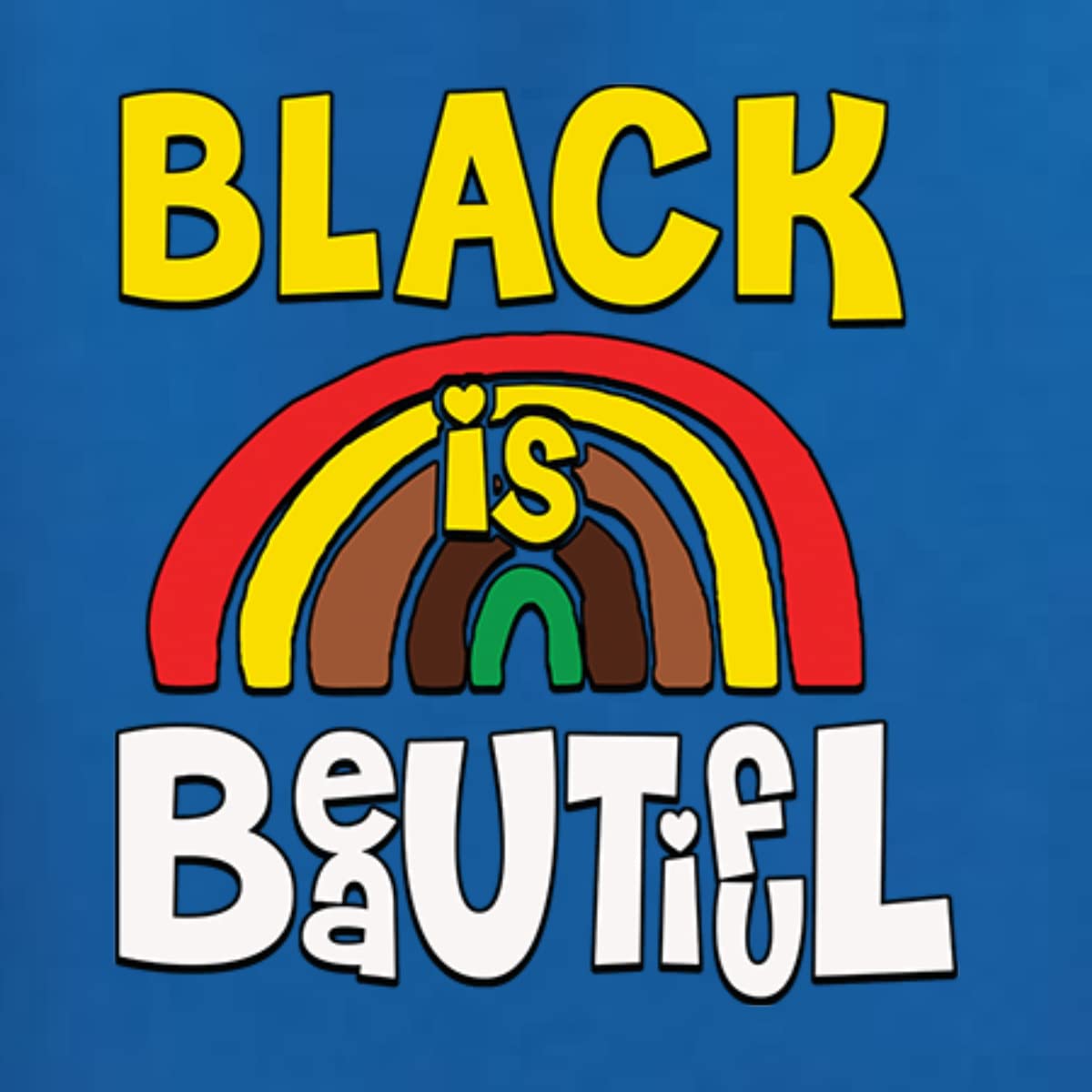 Wild Bobby Black is Beautiful Black Pride Unisex Crewneck Graphic Sweatshirt - Black Empowerment Apparel for Men & Women - Perfect for Casual Wear, Social Activism & Everyday Outfits