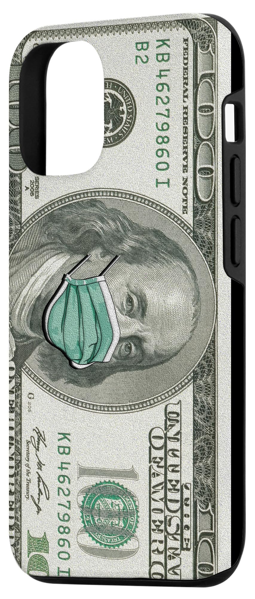 iPhone 12/12 Pro Case with $100 Dollar Bill Design - Premium Protective Cover for Everyday Use, Work & Travel