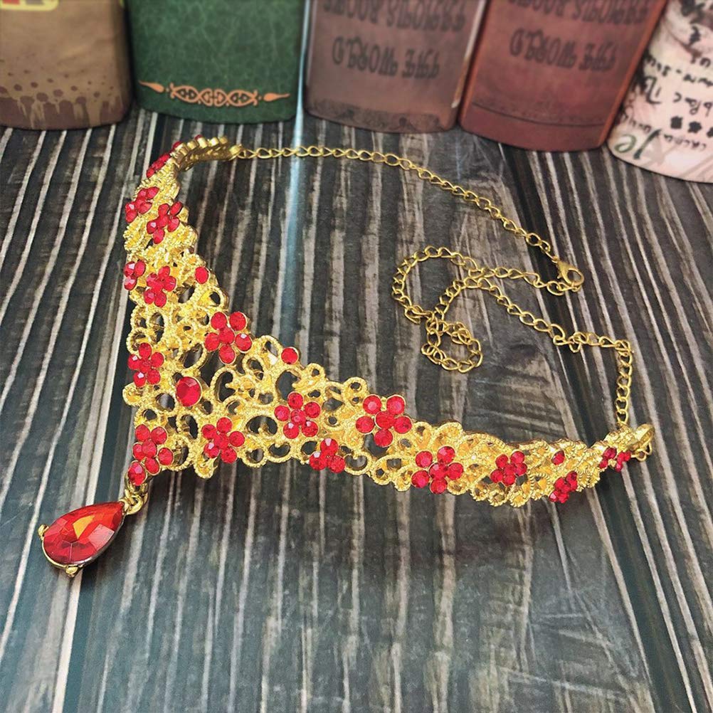 1pc Wedding Forehead Jewelry - Bridal Frontlet Headpiece with Chain for Bride, Wedding Ceremony & Special Occasions