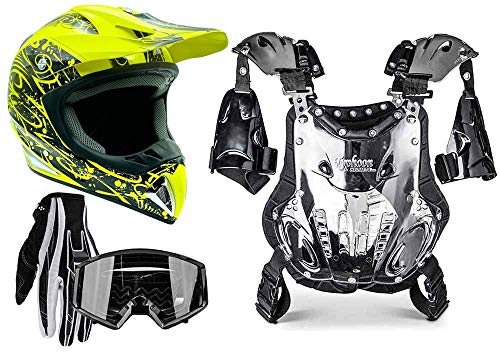 HiViz w/ Black Gloves & Gloss Black Goggles