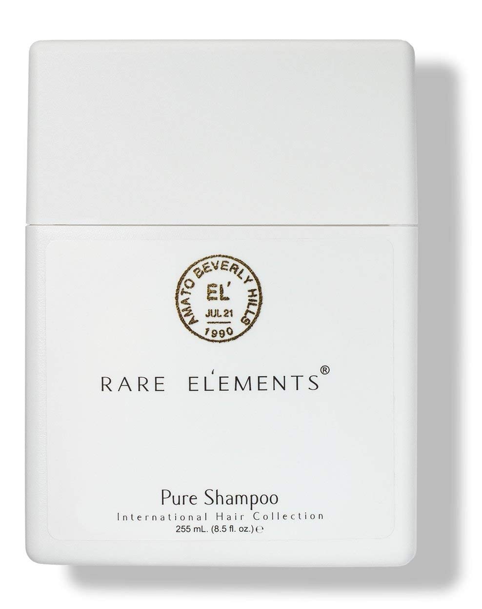 Rare Elements Pure Shampoo & Essential Lite Conditioner Set with Gute Carrying Bag (3-Piece Bundle) 8 oz - Sulfate-Free Hair Care for Dry, Damaged Hair - Perfect for Travel & Daily Use