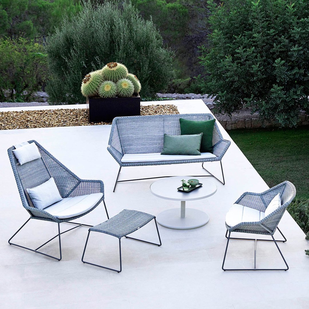 Breeze Highback Chair - Comfortable Outdoor Patio Furniture for Relaxing in Your Garden, Backyard or Poolside